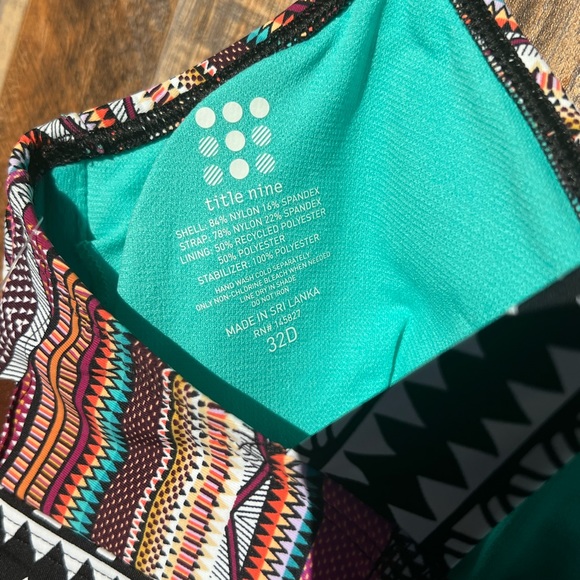 NEW Title Nine Tankini Swimsuit SZ 32D NWT - Picture 4 of 4